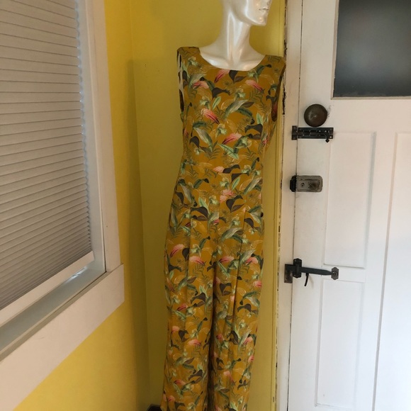 Jumpsut by Chepe for Italy tropical Green plants  floral beach. Its a new - Picture 1 of 2